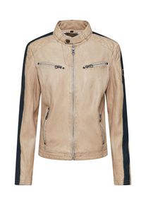 Gipsy, Damen Lederjacke 'Shade LEGV', Creme / Nachtblau