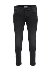 Only & Sons Only & Sons, Herren Spun Black Washed PK 1458 Slim Fit Jeans, Black Denim
