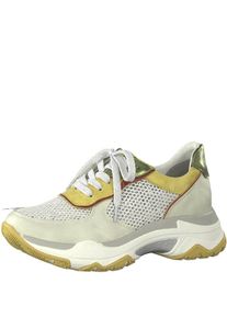 Marco Tozzi, Damen Sneaker 'Ugly Sneaker', Gelb / Wei&szlig;