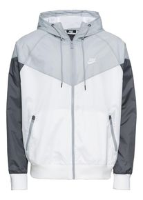 Nike Sportswear, Herren Jacke, Grau / Weiß