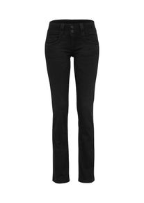 Pepe Jeans, Damen 'Gen' Straight Leg Jeans, Schwarz