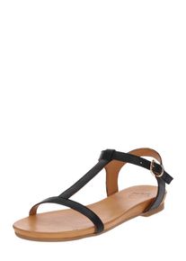 Apple of Eden, Damen Sandalen 'Dora', Beige / Schwarz