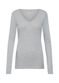 GAP, Damen Shirt, Hellgrau / Graumeliert