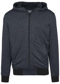 Urban Classics, Herren Jacket 's Light Training', Dunkelgrau / Schwarz