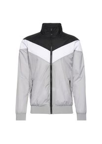 Urban Classics, Herren Übergangsjacke, Hellgrau / Schwarz / Weiß