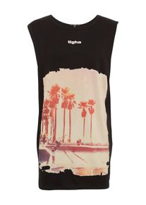 tigha, Herren Tanktop 'LEANO', Schwarz