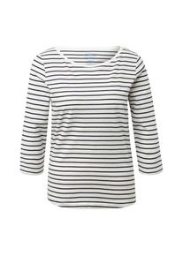 Tom Tailor, Damen T-Shirt, Navy / Wei&szlig;
