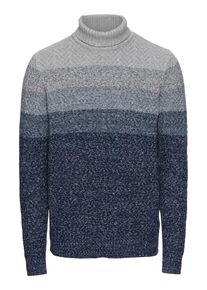 Blend, Herren Pullover, Hellblau / Dunkelblau