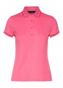 J. Lindeberg J.Lindeberg, Damen Poloshirt 'Leana Lux', Pink / Rot