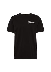 Carhartt Work In Progress Carhartt WIP, Herren T-Shirt 'S/S College Script T-Shirt', Schwarz