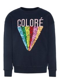 name it, Mädchen Sweatshirt, Dunkelblau
