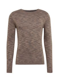 Tom Tailor, Herren Strickpullover, Hellbraun / Dunkelgrau