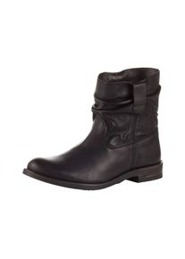 Buffalo, Damen Biker Boot aus Leder, Schwarz