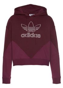 adidas originals, Damen Pullover 'Clrdo', Burgunder / Rotviolett / Wei&szlig;