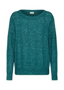 Vila, Damen Pullover 'VIASHA KNIT L/S RIB TOP', Gr&uuml;n