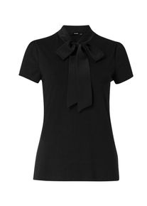 Hallhuber, Damen T-Shirt, Schwarz