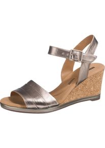 Clarks, Damen Keilsandaletten 'LafleyAletha', Gold