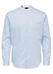Selected Homme, Herren Hemd, Hellblau / Weiß