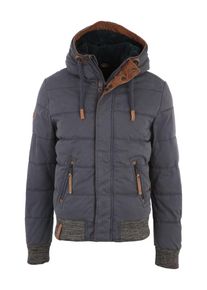 Naketano, Herren Steppjacke 'Was erlauben Strunz', Taubenblau