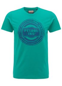 PETROL INDUSTRIES, Herren T-Shirt, Blau / Grün