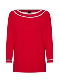 s.Oliver BLACK LABEL, Damen Pullover, Rot / Wei&szlig;