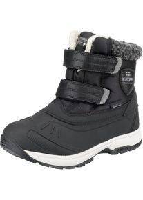 Icepeak, M&auml;dchen Winterstiefel 'WILLY JR', Schwarz / Naturwei&szlig;