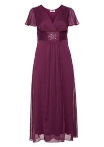 sheego Style, Damen Abendkleid, Beere