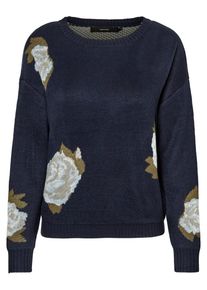 Véro Moda VERO MODA, Damen Strickpullover, Navy / Hellgrau / Khaki