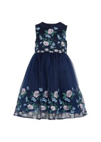 Chi Chi Girls, Mädchen Kleid 'Claire Dress', Navy / Altrosa