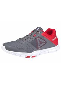 Reebok, Herren Fitnessschuh 'Yourflex Train 10 M', Grau / Rot