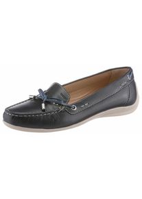 Geox, Damen Slipper 'Yuki', Nachtblau / Silber