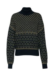 EDITED, Damen Pullover 'Orana', Gelb / Schwarz