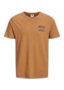 Jack & Jones JACK & JONES, Herren T-Shirt, Braun / Schwarz