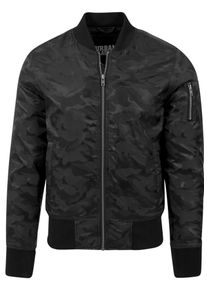 Urban Classics, Herren Bomber Jacket, Schwarz
