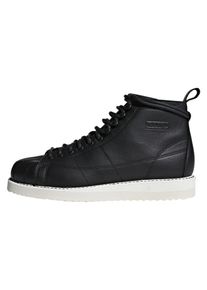 adidas originals, Damen Sneaker 'Superstar Boot W', Schwarz / Weiß