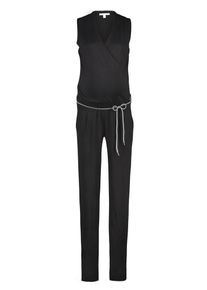 Esprit Maternity, Damen Jumpsuit, Hellgrau / Schwarz / Weiß