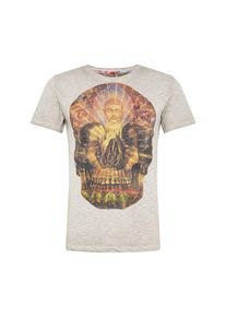 Key Largo, Herren Shirt 'ESCONDIDA', Silbergrau / Mischfarben