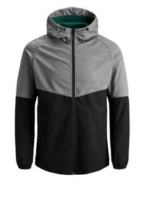 Jack & Jones JACK & JONES, Herren Jacke, Graumeliert / Schwarz