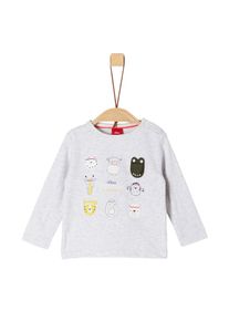 s.Oliver Junior, M&auml;dchen Longsleeve, Hellgrau