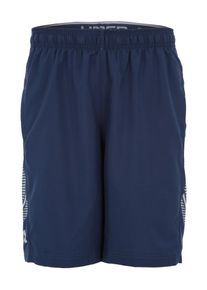Under Armour, Herren Shorts 'Woven Graphic', Dunkelblau / Wei&szlig;