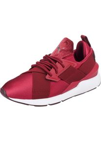 Puma, Damen Sneakers 'Muse Satin II', Rotmeliert / Wei&szlig;