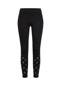 Urban Classics, Damen Leggings 'Ladies Eyelet', Schwarz