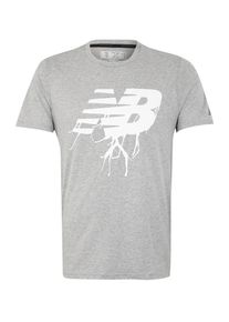 New Balance, Herren Sportshirt 'Tech', Grau / Weiß