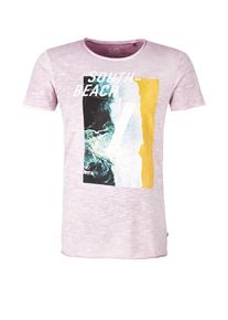 Q/S Designed By, Herren Shirt, Gelb / Helllila / Weiß