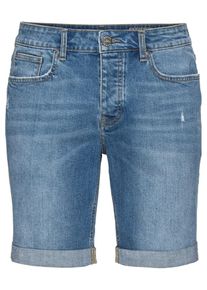 Review, Herren Hose 'BP SHORTS MID BLUE', Blue Denim