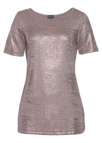 Laura Scott, Damen Rundhalsshirt, Rosé