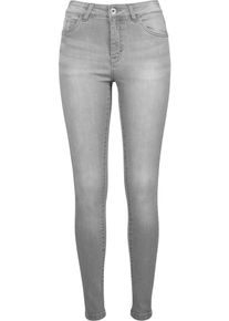 Urban Classics, Damen Jeans 'Ladies Skinny Denim Pants', Grey Denim
