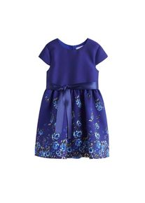 Mango Kids, Mädchen Kleid 'Rama-R', Navy / Hellblau / Gelb