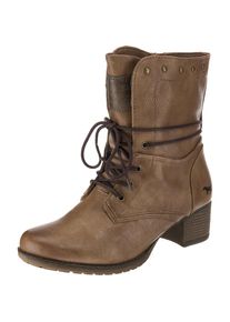 Mustang, Damen Schn&uuml;rstiefeletten, Braun