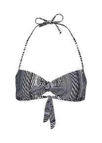 Guess, Damen Bikinitop, Anthrazit / Weiß